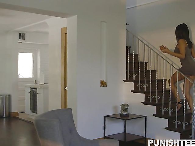 Fake tits teen Aaliyah Hadid gets banged hardcore style