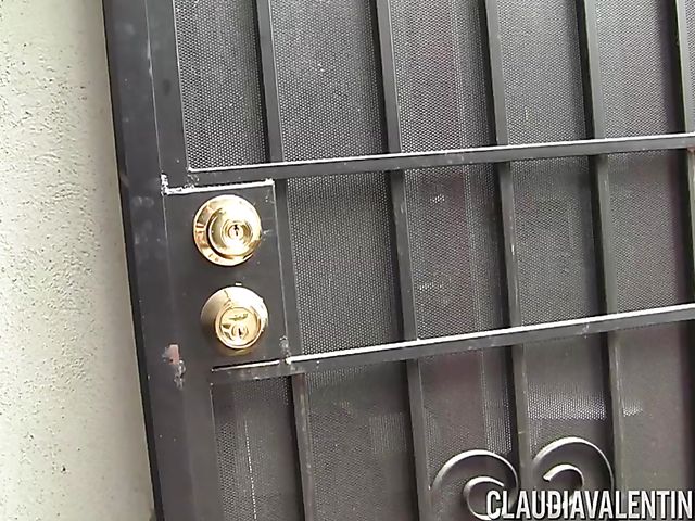 Claudia Valentine - Black guy and bad MILF interracial fuck in handcuffs