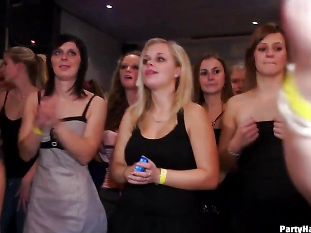 Impossible hardcore party in the club