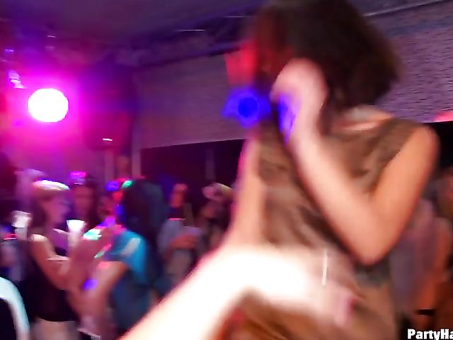 Impossible hardcore party in the club