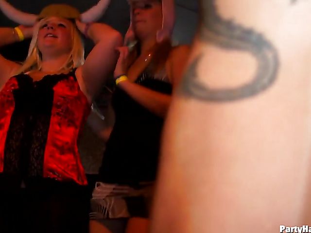 Impossible hardcore party in the club