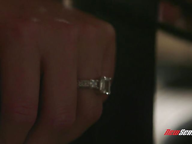 Hard nipple blonde Candice Dare gets spanked and fucked