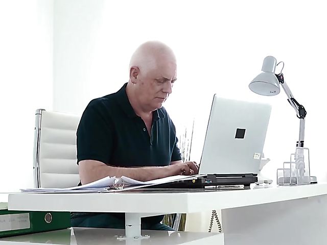 Redhead teen Lilien Ford fucks her old boss