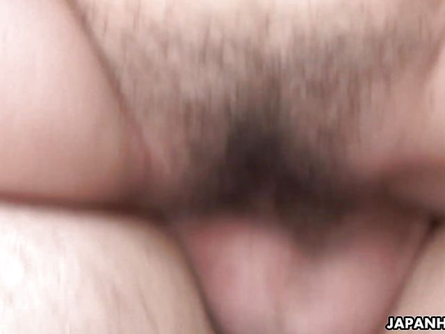 Asian wife got her hairy pussy drilled after a 69